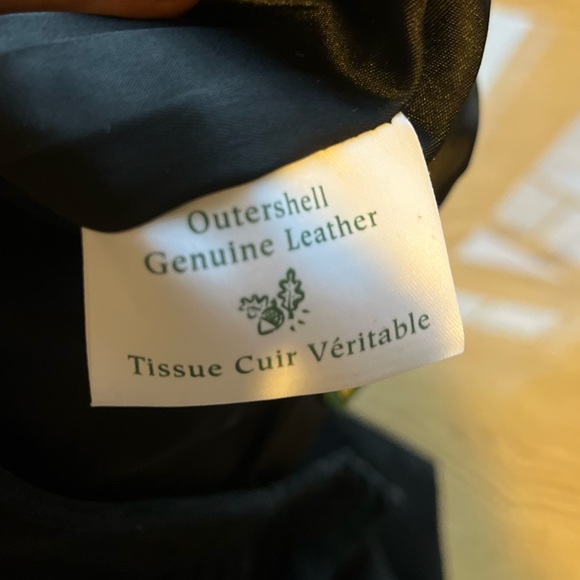 Vintage Danier Black Leather Midi Skirt Sz 12 - Picture 4 of 14